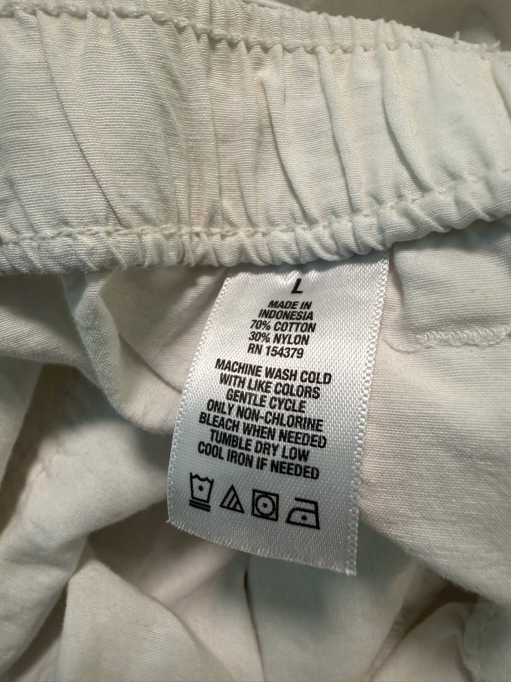 Aeropostale Off White Parachute Cargo Pant - Picture 9 of 9